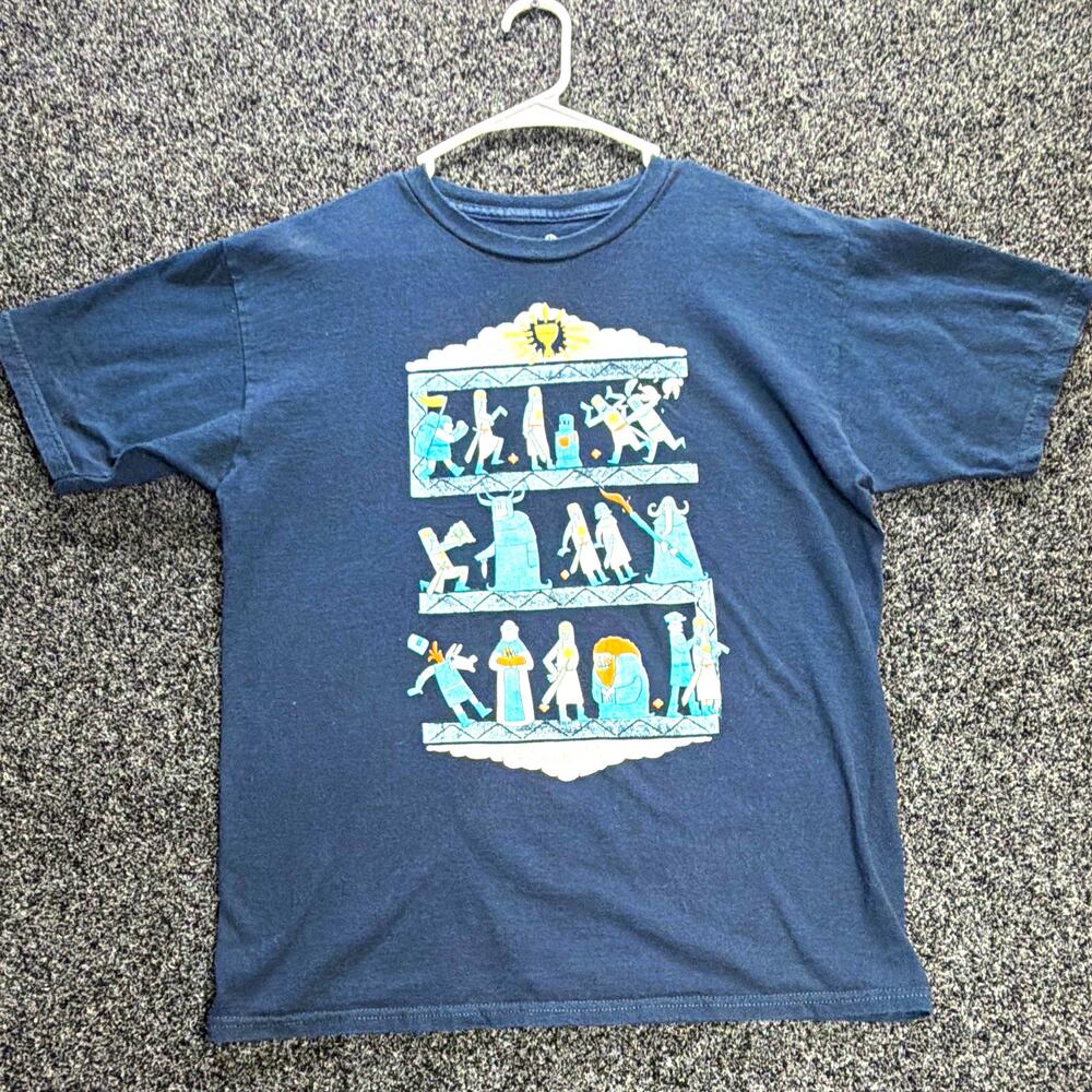 TeeFury Graphic Print Men's Blue Crew Neck Short Sleeve T-Shirt M
